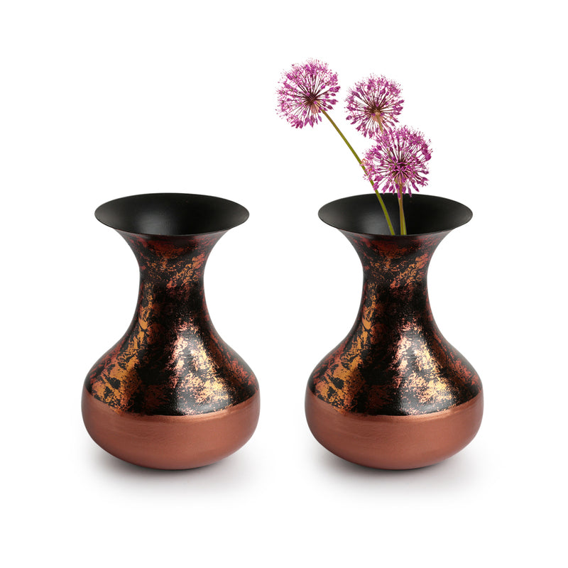 Buy Sumara Antique Handpainted Vase - Set Of Two Vase from Vaaree