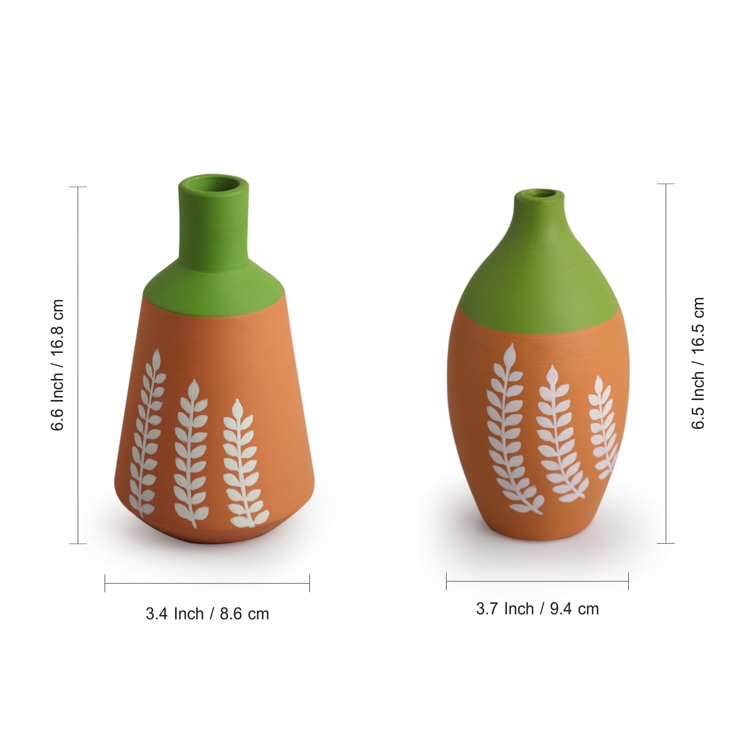 Buy Harmony Bloom Vase - Set Of Two Vase from Vaaree