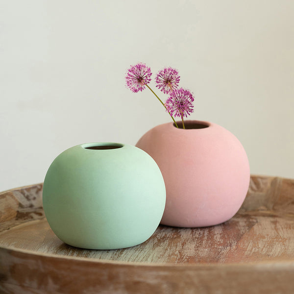 Buy Nura Pink Vase - Set Of Two Vase from Vaaree