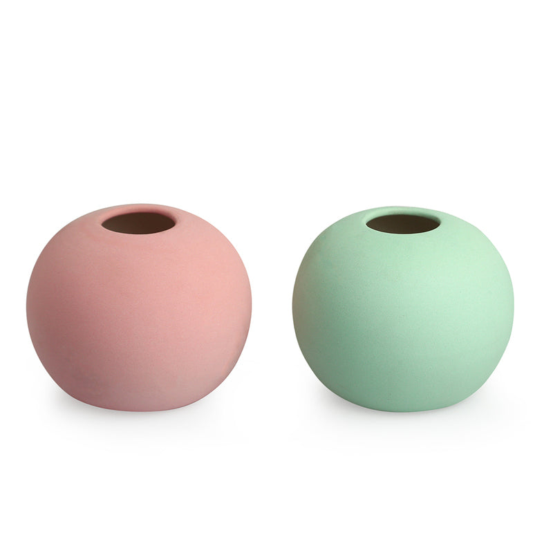 Buy Nura Pink Vase - Set Of Two Vase from Vaaree