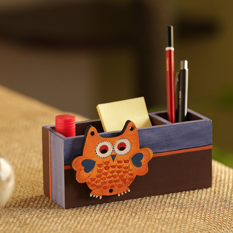 Buy Hoot Mate Desk Organizer Desk Organiser from Vaaree