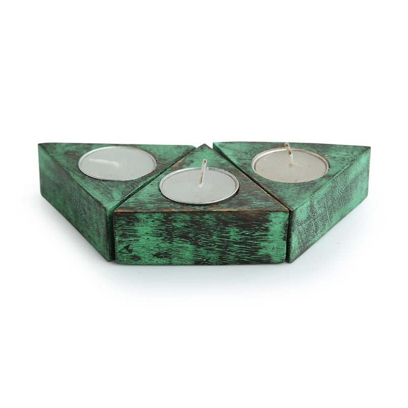 Buy Rustic Trio Radiance Wall Tealight Candle Holder - Set Of Three Tea Light Candle Holders from Vaaree