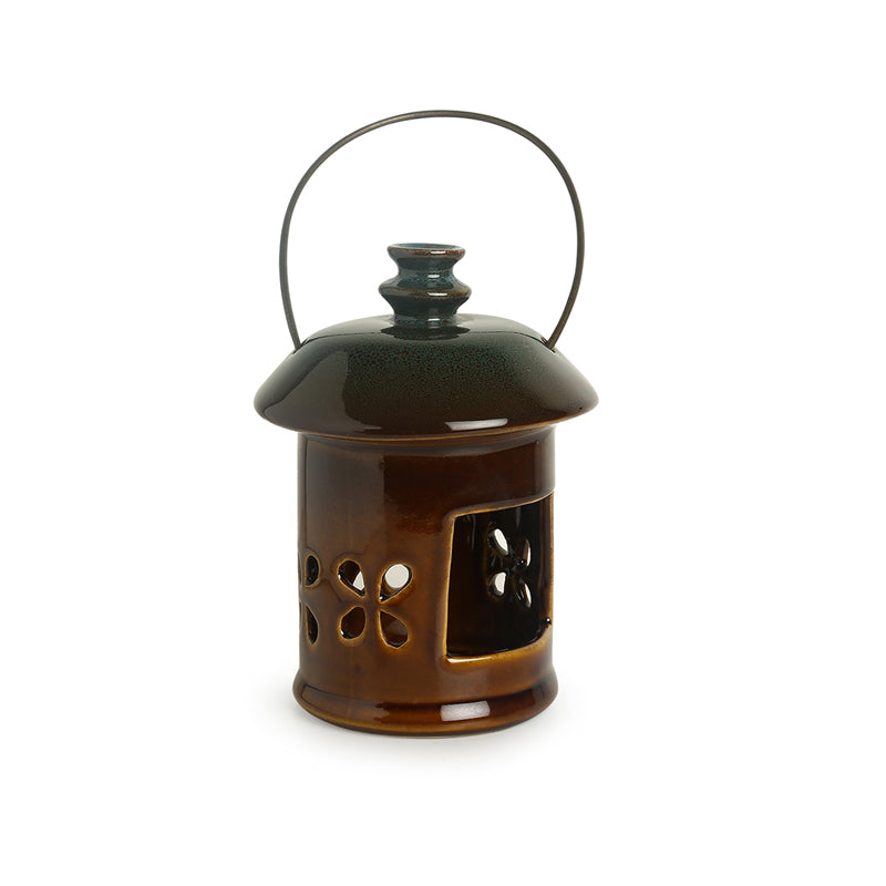 Buy Imo Handglazed Lantern Tealight Candle Holder Candle Holders from Vaaree