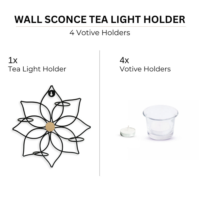 Buy Floretta Wall Tealight Candle Holder Tea Light Candle Holders from Vaaree