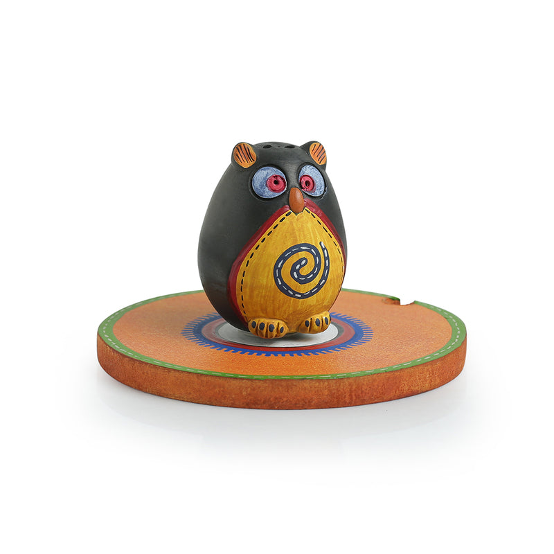 Buy Owl Nora Incense Stick Holder With Tray Incense Holders from Vaaree