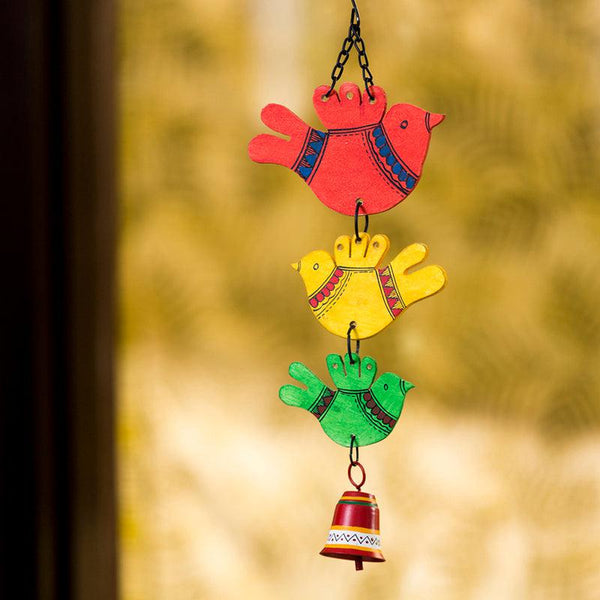 Buy Chidiya Chill Handpainted Wind Chime Windchimes from Vaaree