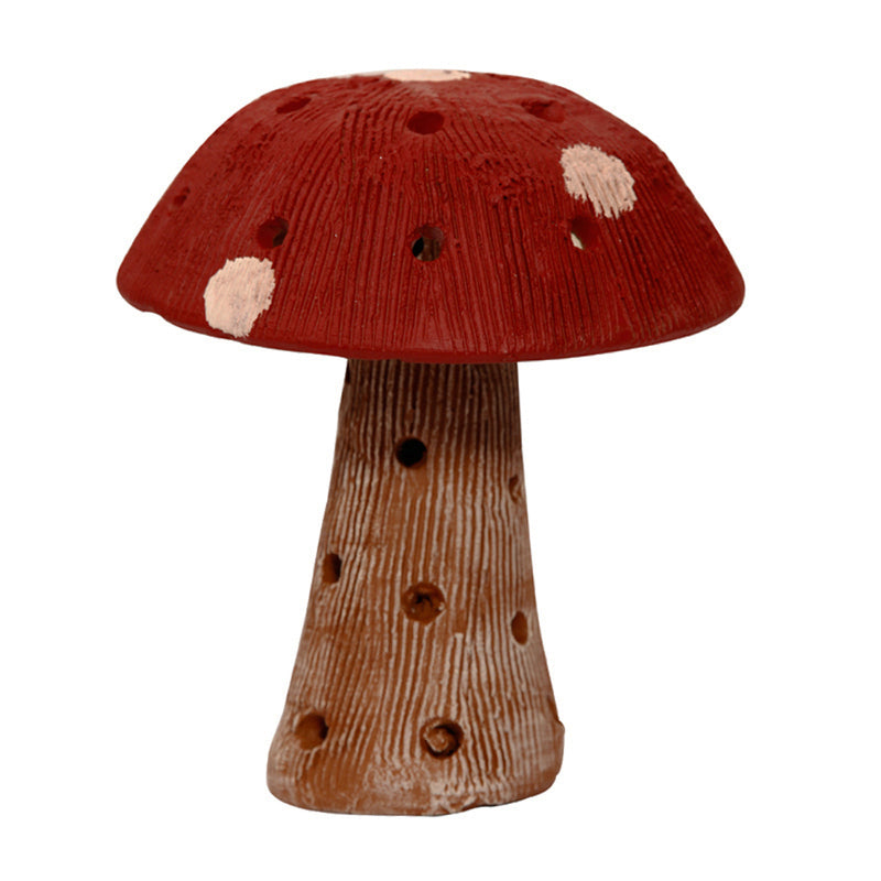 Buy Red Handpainted Mushroom Showpiece Showpieces from Vaaree