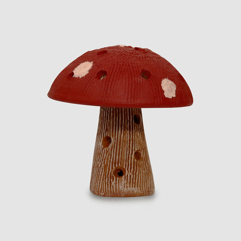 Buy Red Handpainted Mushroom Showpiece Showpieces from Vaaree