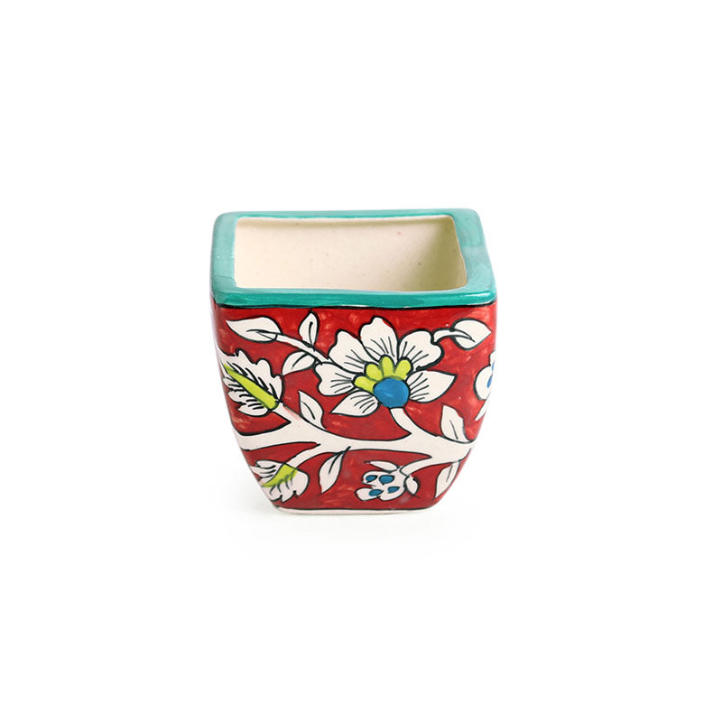 Buy Heritage Roots Handpainted Planter - Set Of Two Pots & Planters from Vaaree