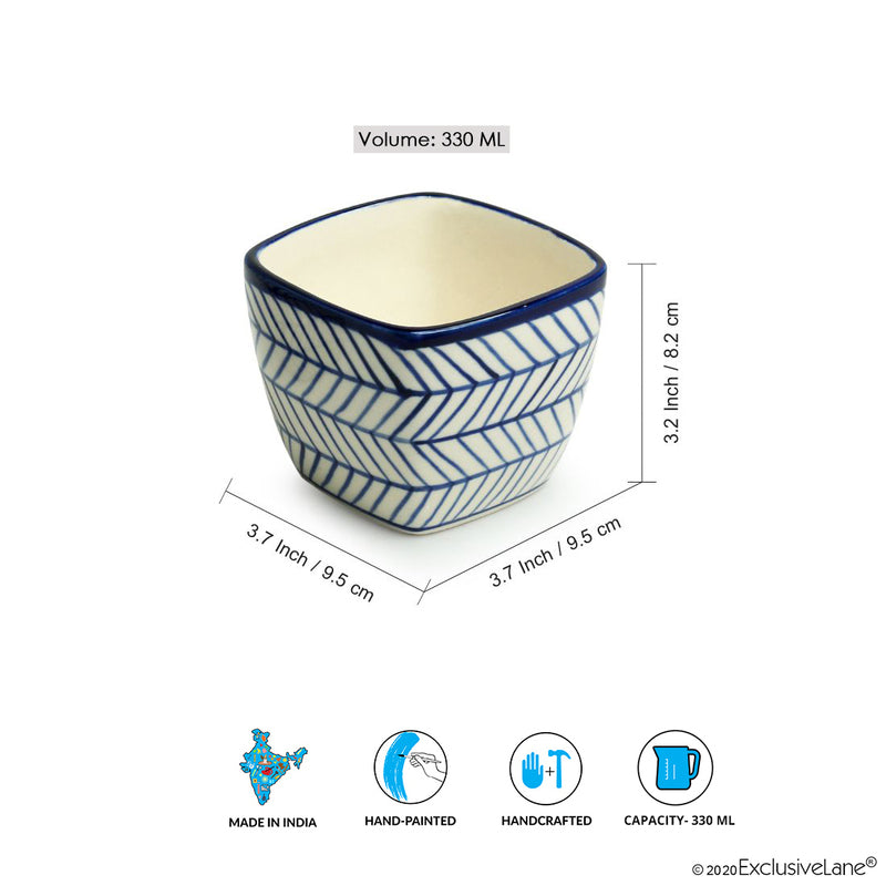 Buy Indigo Ethnic Planter - Set Of Two Pots & Planters from Vaaree