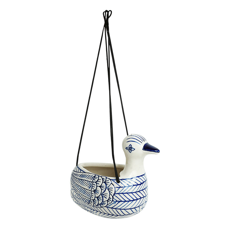 Buy Indigo Chevron Duch Planter Pots & Planters from Vaaree