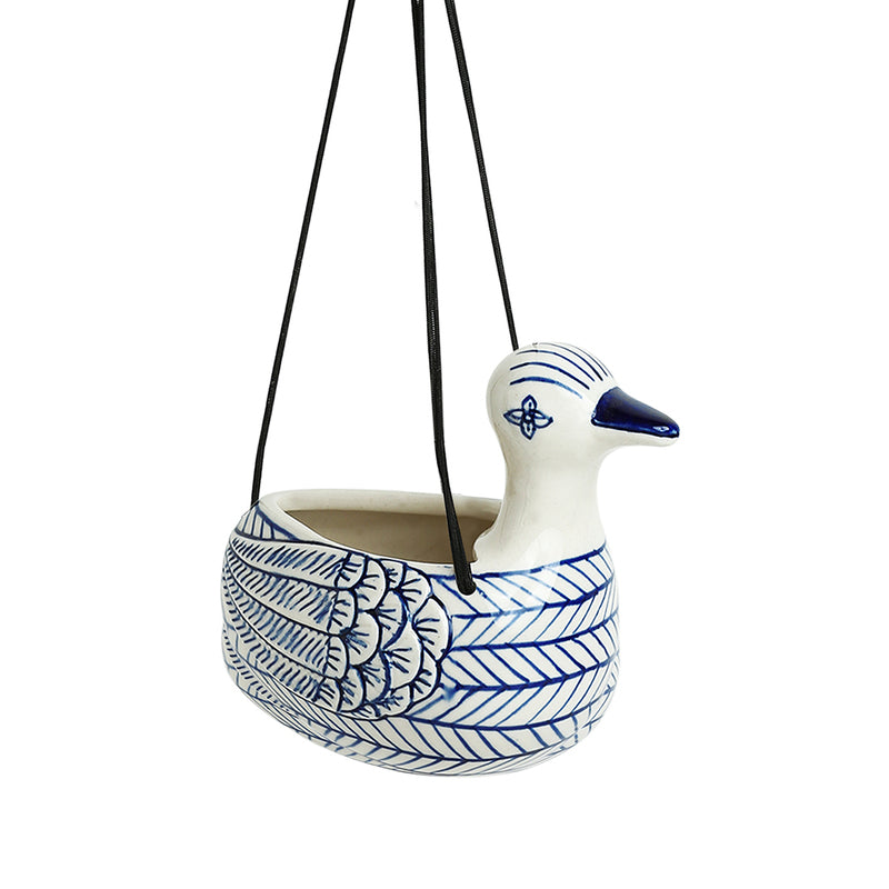 Buy Indigo Chevron Duch Planter Pots & Planters from Vaaree