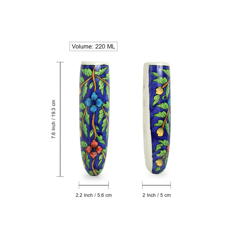 Buy Bloom Lamo Handpainted Wall Planter - Set Of Two Pots & Planters from Vaaree