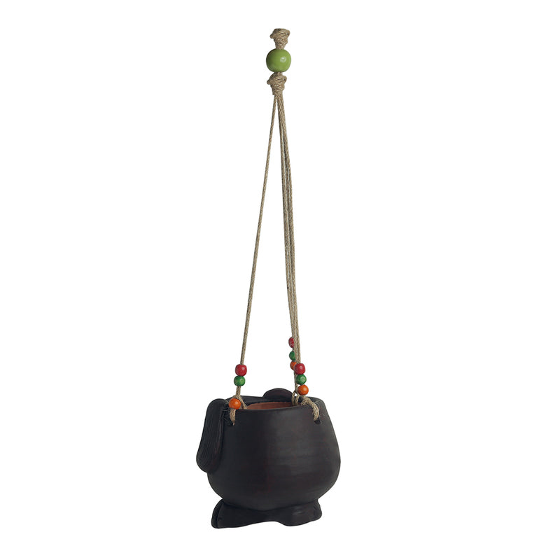 Buy Woof Swing Handmade Hanging Planter - Set Of Two Pots & Planters from Vaaree