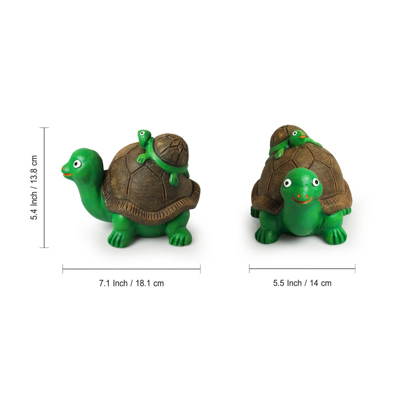 Buy Turtle Trot Handpainted Showpiece Showpieces from Vaaree