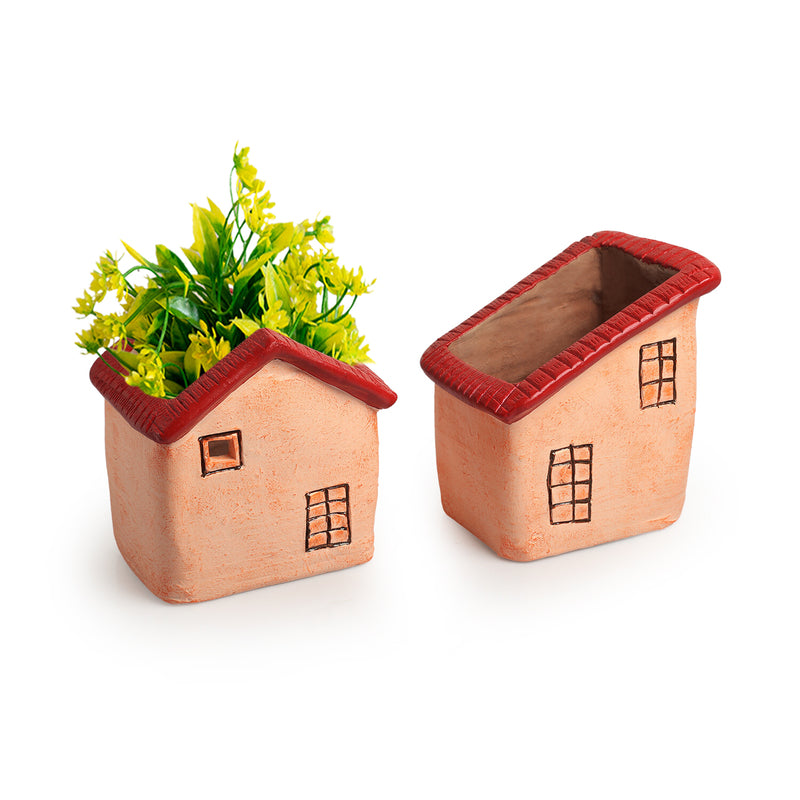 Buy Homely Handcrafted Planter - Set Of Two Pots & Planters from Vaaree