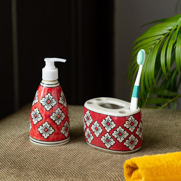 Buy Ithha Ethnic Handpainted Bathroom Set - Two Piece Set Accessories & Sets from Vaaree