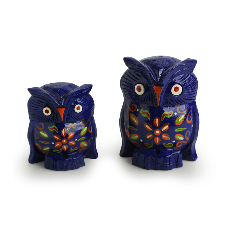 Buy Hoot Glory Handmade Showpiece - Set Of Two Showpiece from Vaaree