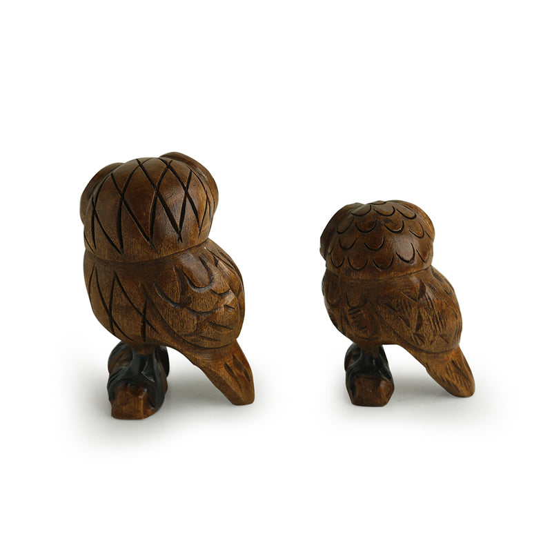 Buy Cute Hoot Showpiece - Set Of Two Showpieces from Vaaree