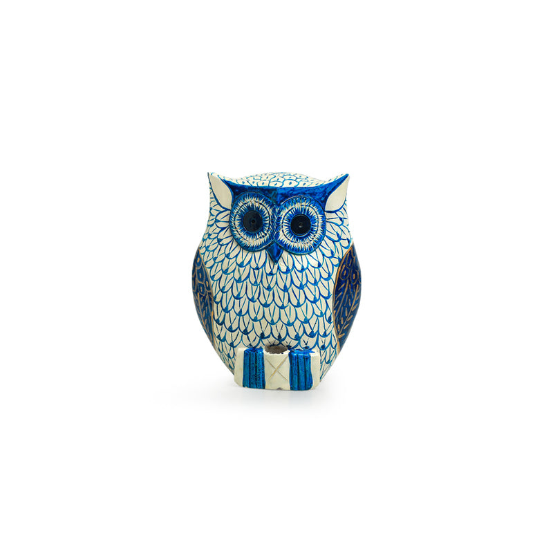 Buy Owl Sparkle Handpainted Showpiece Showpiece from Vaaree