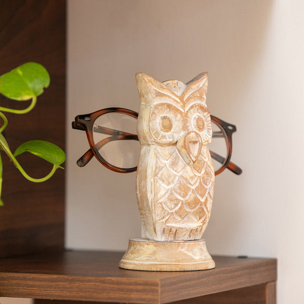 Snowy Owl Spectacle Holder