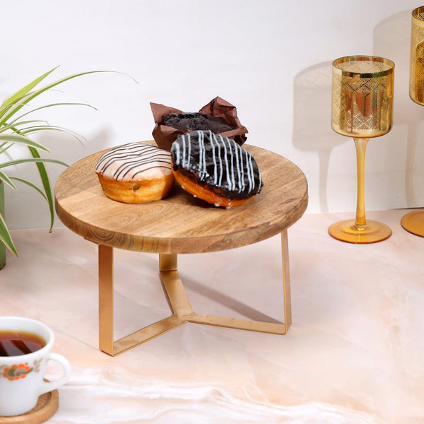 Buy Amriya Mangowood Cake Stand Cake Stand from Vaaree