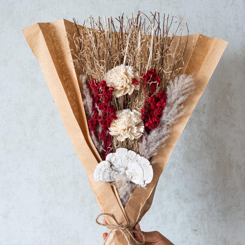 Buy Exotica Autumn Multi Flower Dried Flower Bunch Artificial Flowers from Vaaree