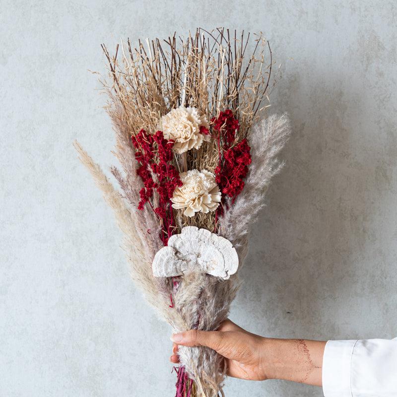 Buy Exotica Autumn Multi Flower Dried Flower Bunch Artificial Flowers from Vaaree