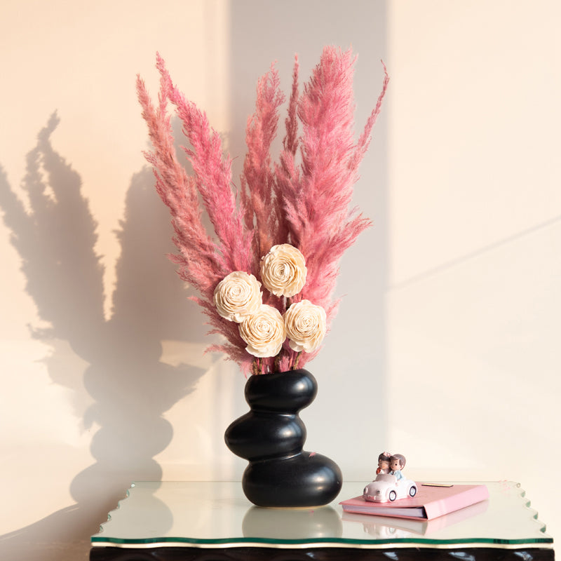 Buy Sitto Pampas Bunch - Pink Artificial Flowers from Vaaree