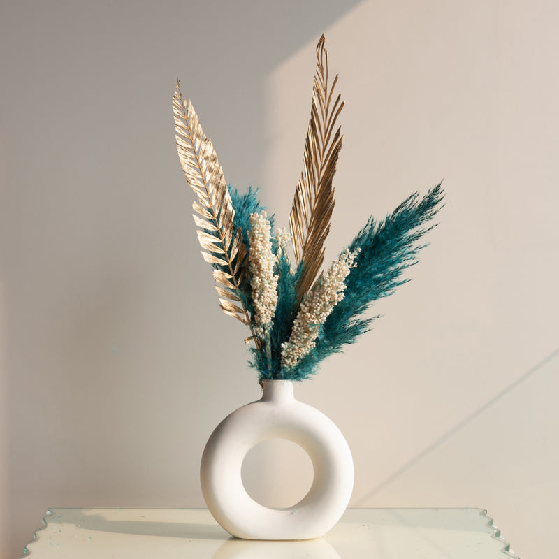 Buy Celestial Pampas Bunch Artificial Flowers from Vaaree