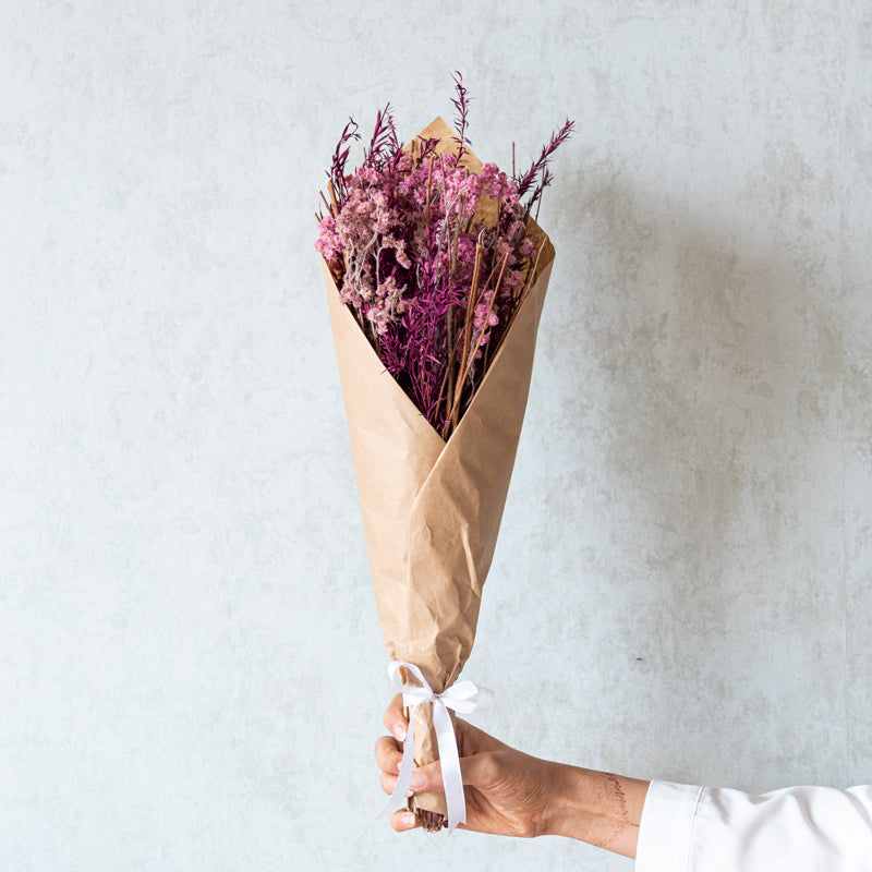 Buy Confetti Pink Dried Flower Bunch Artificial Flowers from Vaaree