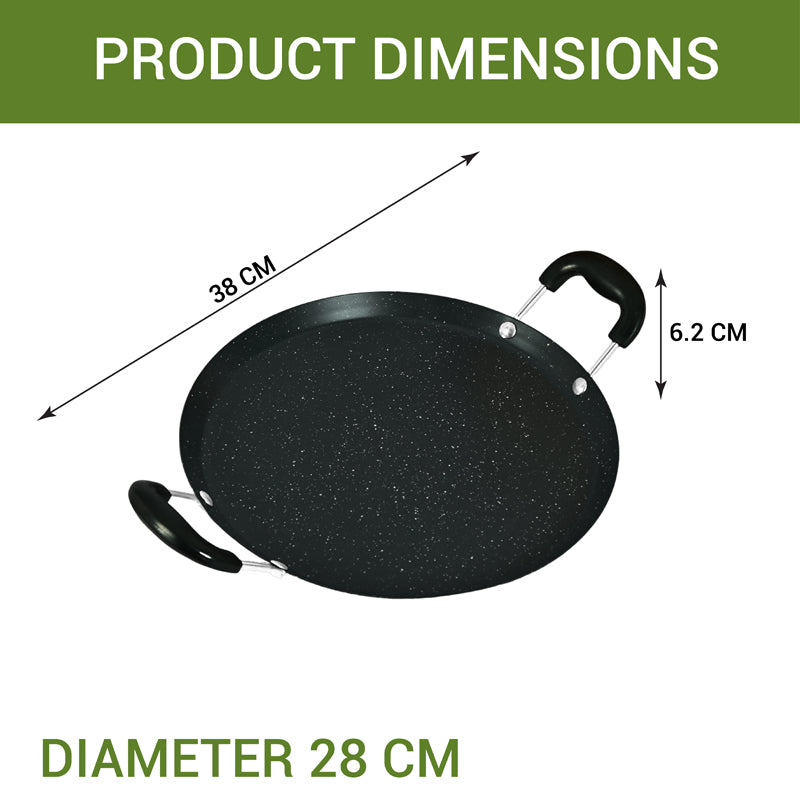 Buy Helaine Non Stick Carbon Steel Dosa Tawa - 28 CM Cookware Sets from Vaaree