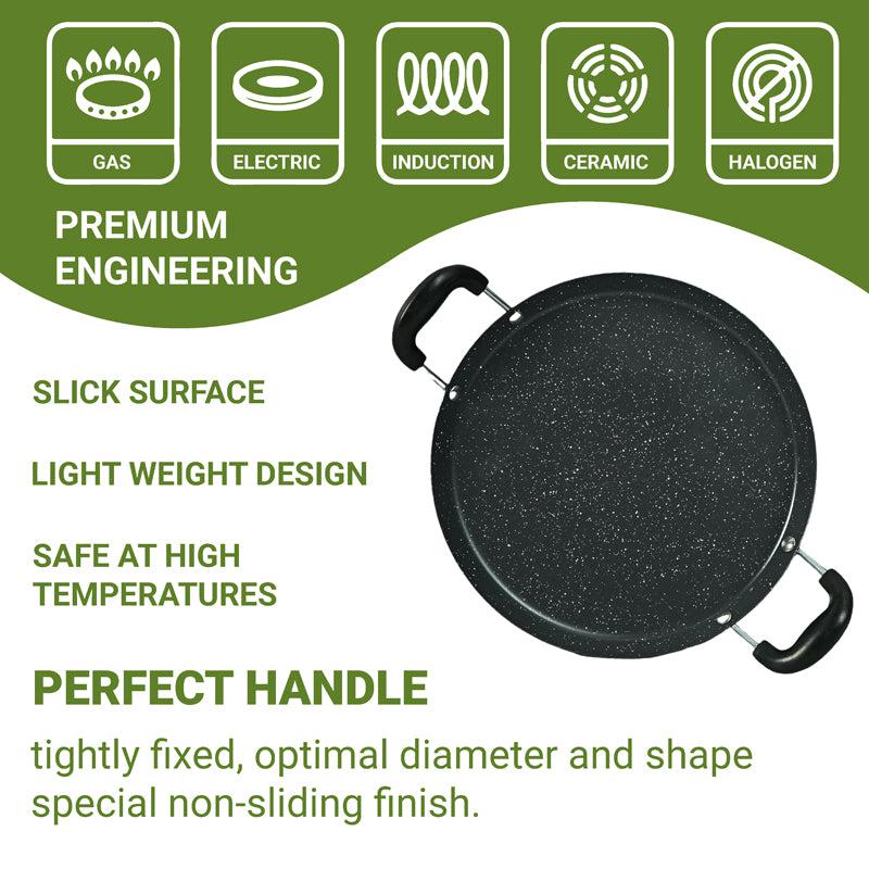 Buy Helaine Non Stick Carbon Steel Dosa Tawa - 28 CM Cookware Sets from Vaaree