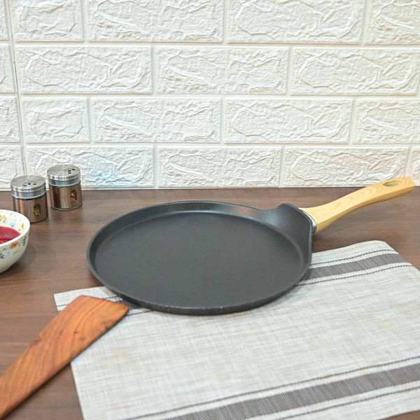 Buy Helaine Non Stick Aluminium Pancake Pan - 28 CM Dosa Tawa from Vaaree