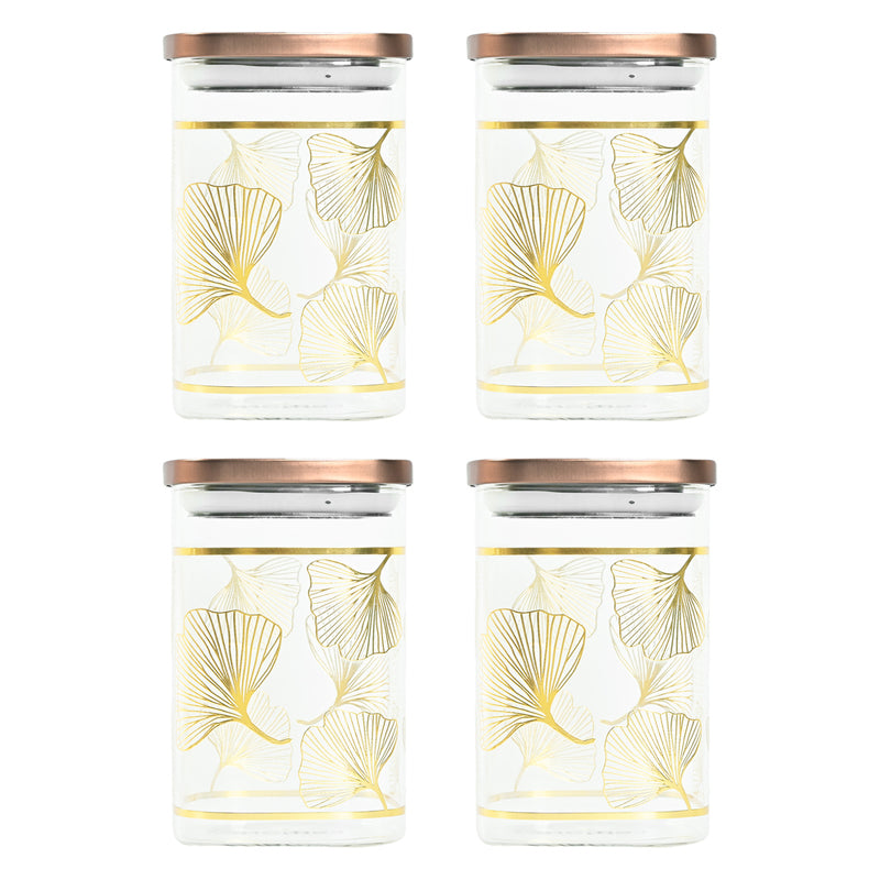 Container - Darcie Airtight Storage Jar (1100 ML) - Set Of Four