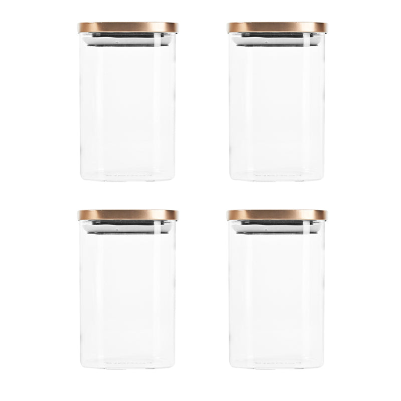 Container - Serena Airtight Storage Jar (1100 ML) - Set Of Four