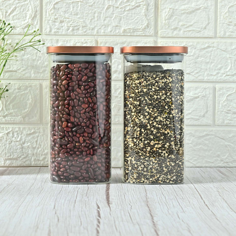 Container - Serena Airtight Storage Jar (1500 ML) - Set Of Two