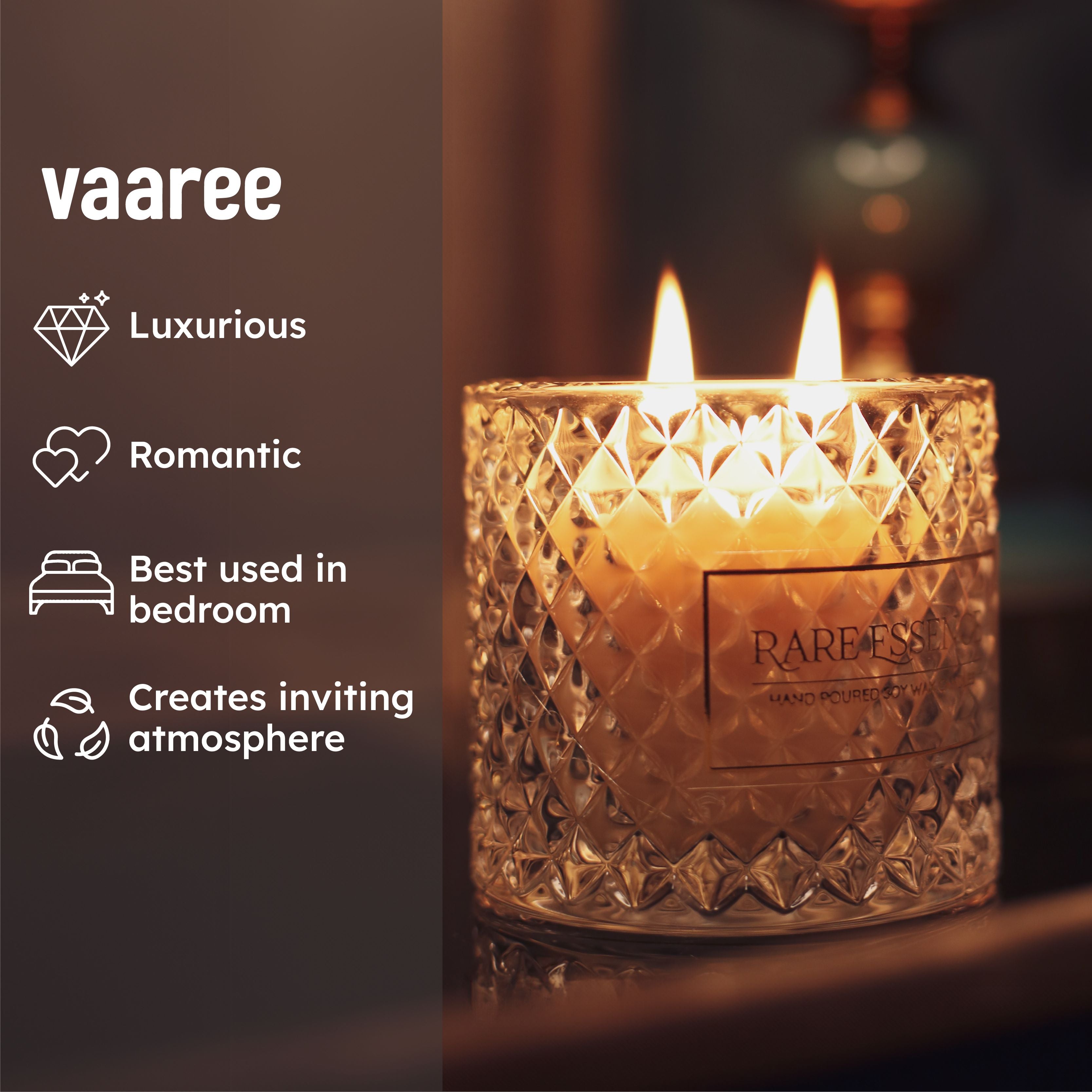 Buy Elois Carved Jar Candle - Floral Notes Candles from Vaaree