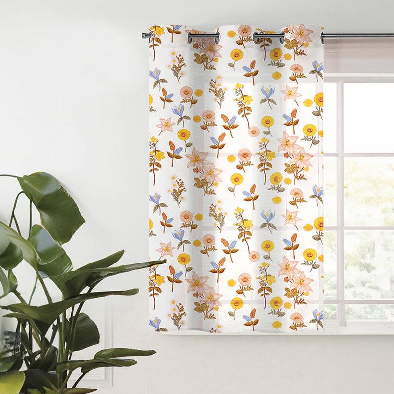 Buy Summer Shine Semi Sheer Curtain Curtains from Vaaree