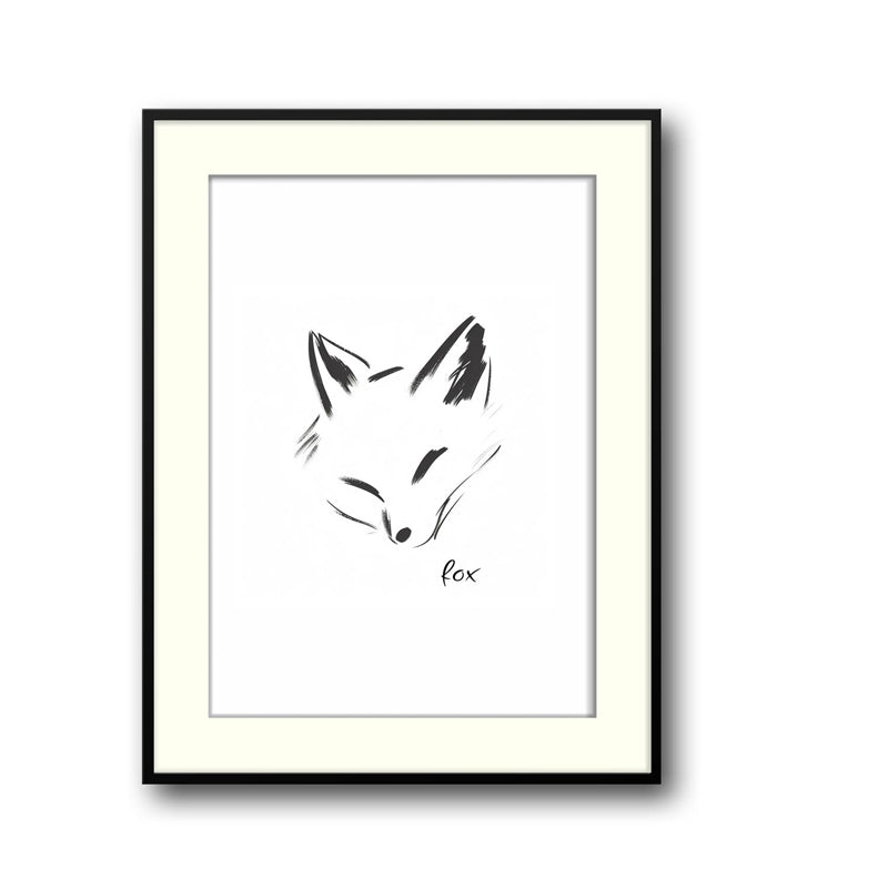 Wall Art & Paintings - Fox Novo Wall Art - Black Frame