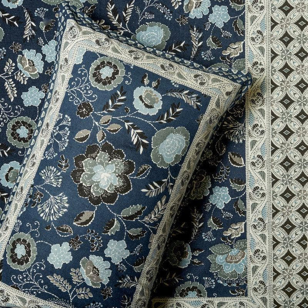 Buy Paloma Printed Bedsheet - Blue at Vaaree online | Beautiful Bedsheets to choose from