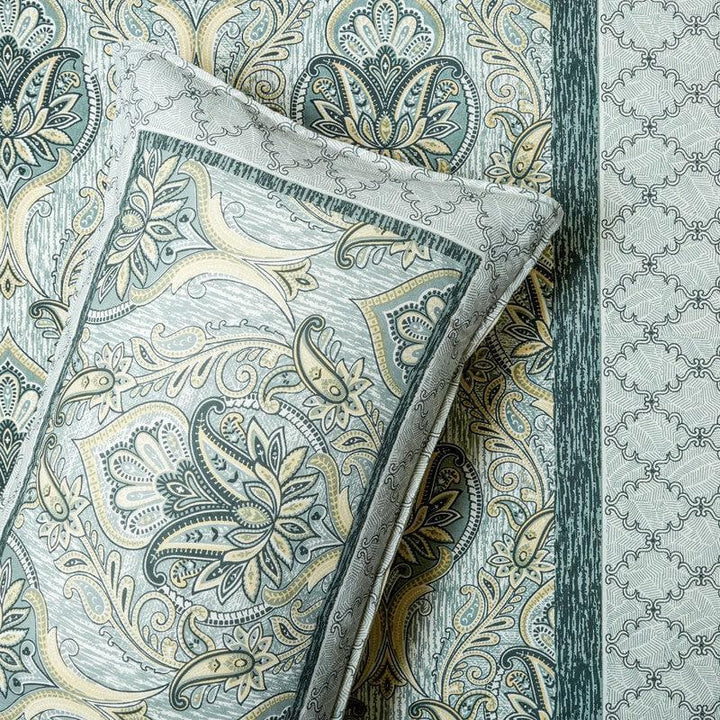 Buy Lotus Love Bedsheet - Grey at Vaaree online | Beautiful Bedsheets to choose from