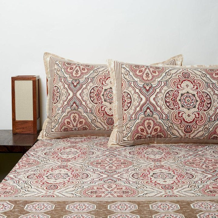 Buy Motifology Bedsheet - Red at Vaaree online | Beautiful Bedsheets to choose from
