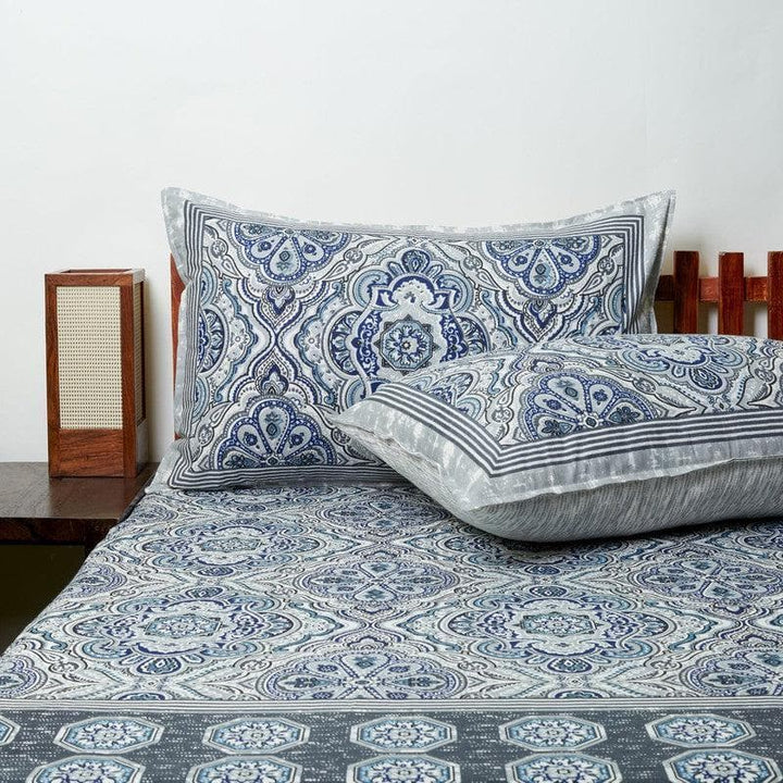 Buy Motifology Bedsheet - Blue at Vaaree online | Beautiful Bedsheets to choose from