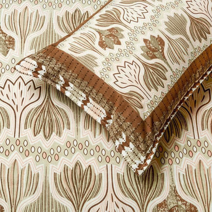 Buy Pasque Bedsheet - Brown at Vaaree online | Beautiful Bedsheets to choose from