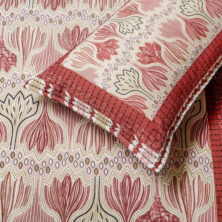 Buy Pasque Bedsheet - Red at Vaaree online | Beautiful Bedsheets to choose from