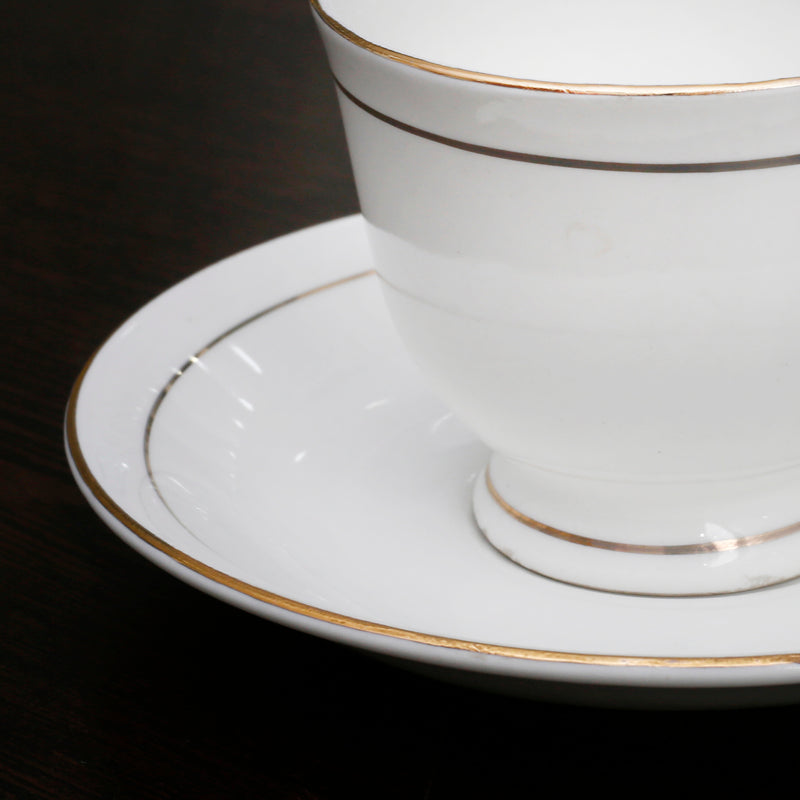 Tea Cup & Saucer - Echo Cup & Saucer (150 ML) - Twelve Piece Set