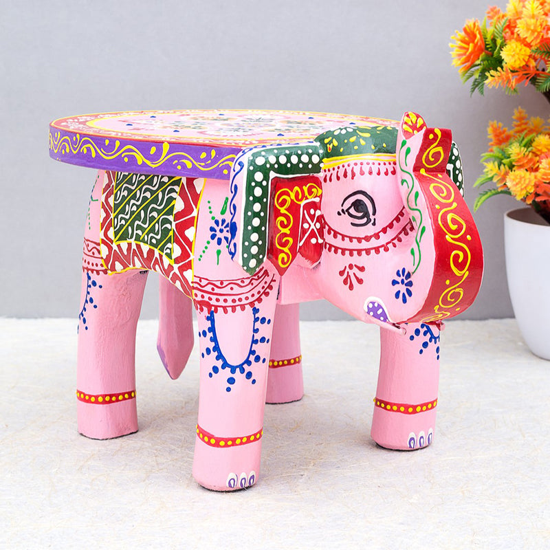 Showpieces - Handcrafted Wooden Elephant Showpiece