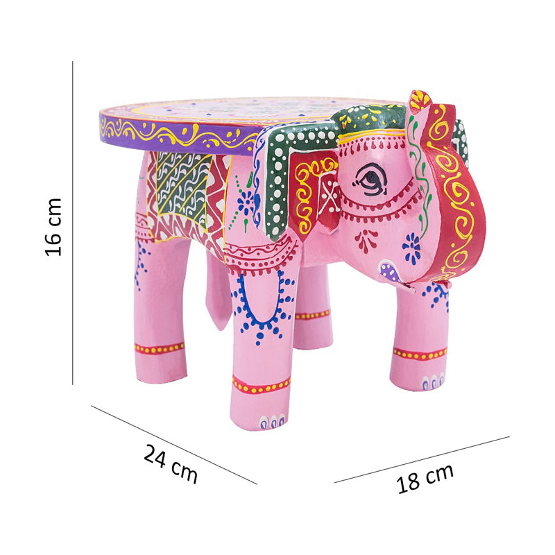 Showpieces - Handcrafted Wooden Elephant Showpiece