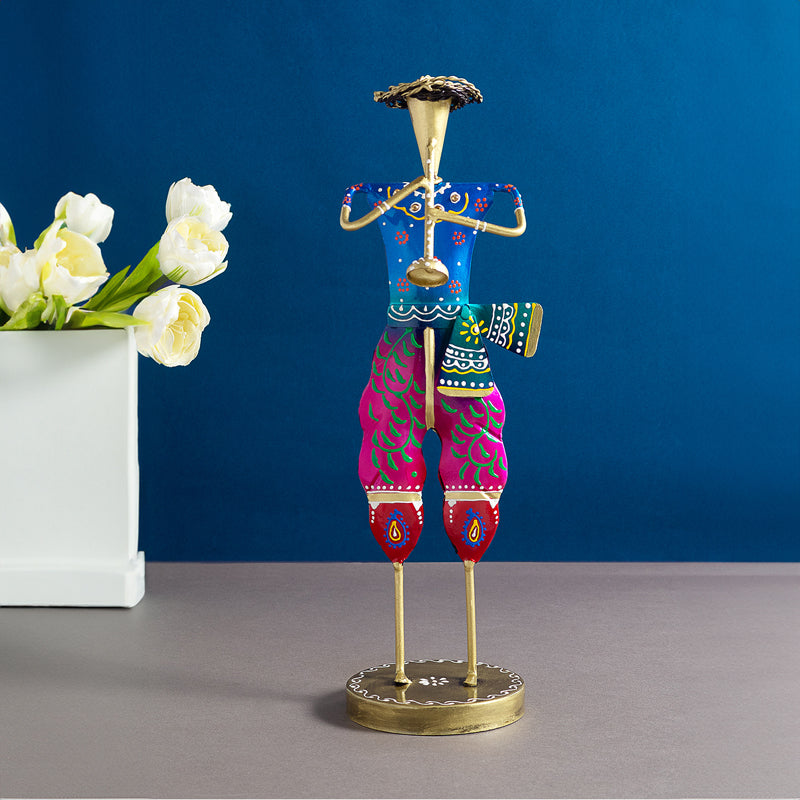 Showpieces - Decorative Man With Flute Showpiece